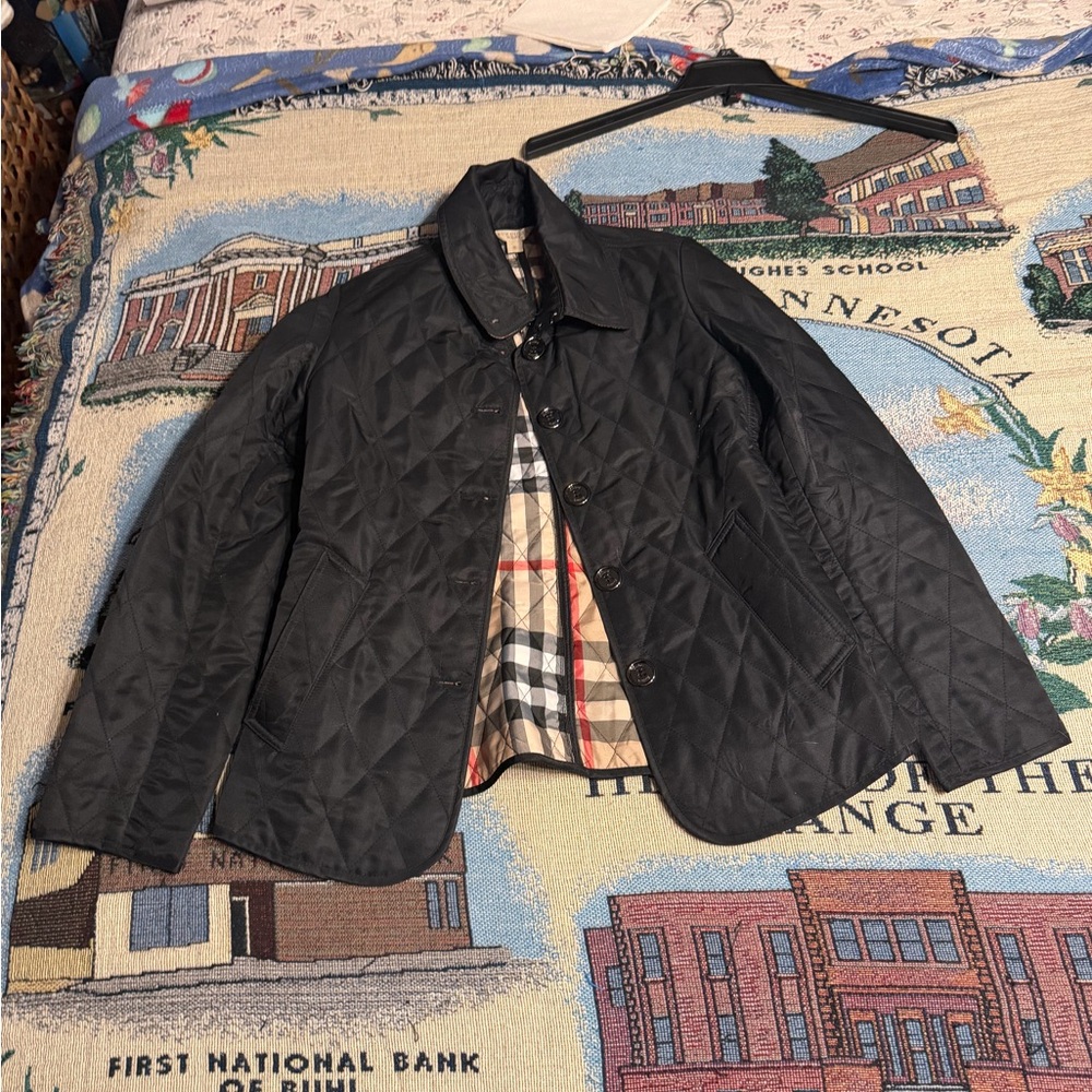 Burberry Black Quilted Jacket